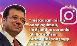 İmamoğlu, Instagram'dan yaptığı canlı yayınla Instagram'a erişim yasağını protesto etti