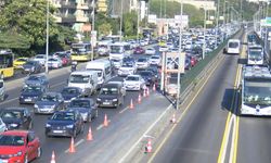 İstanbul’da 3 ayrı noktada yol çalışması trafiği kilitledi