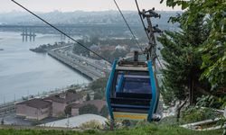 İstanbul'daki teleferik seferlerine hava muhalefeti engeli