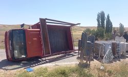 Kırıkkale'de kamyonet devrildi: 8 yaralı