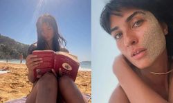 Tuba Büyüküstün'den tatil pozları