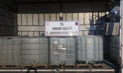 Ankara'da 6 milyon değerinde 10 bin litre etil alkol ele geçirildi