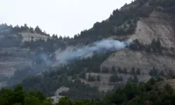 Burdur’da yıldırım nedeniyle çıkan yangını yağmur söndürdü