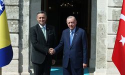 Erdoğan, Bosna Hersek Devlet Başkanlığı Konseyi Başkanı Becirovic ile bir araya geldi