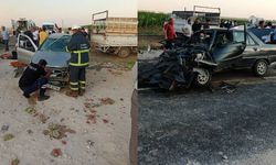 Mardin'de otomobiller kafa kafaya çarpıştı: 5'i çocuk 9 yaralı