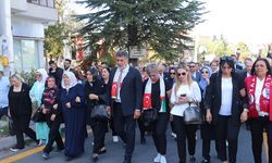 Milli Yol Partisi'nden İsrail Büyükelçiliği önünde protesto