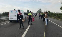 Sakarya'da refüje çarpan motosikletin sürücüsü öldü