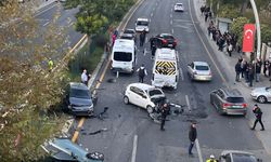 Ankara'da zincirleme kaza: 1 kişi yaralandı