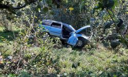 Giresun'da devrilen otomobildeki 1 kişi öldü, 3 kişi yaralandı