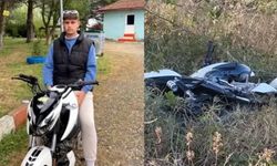 Tekirdağ'da bariyere çarpan motosikletin sürücüsü liseli Murat öldü