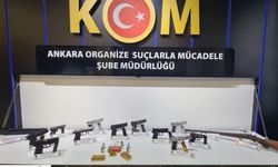 Ankara'da ruhsatsız silah satıcılarına operasyon; 3 tutuklama