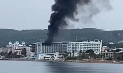 Alanya'da otelde çıkan yangın hasara neden oldu