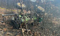 Bolu'da devrilen traktörün sürücüsü öldü