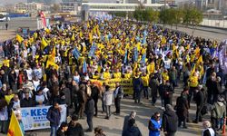 KESK, Ankara’da miting düzenledi: 'Yoksulluk sınırı üzerinde maaş'