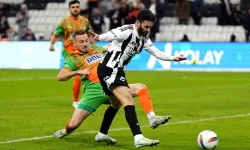 Beşiktaş, Alanyaspor'la 1-1 berabere kaldı