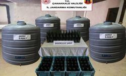 Çanakkale'de 22 bin 275 litre kaçak içki ele geçirildi