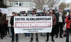 Hacettepe Üniversite'nde eylem yapan öğrencilere soruşturma