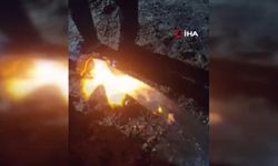 Haymana'daki içme suyu sondaj çalışmasında yanıcı gaz çıktı