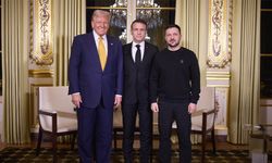 Macron, Zelenskiy ve Trump, Paris'te bir araya geldi