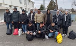 Tekirdağ'da 13 düzensiz göçmen yakalandı