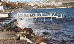 Tekirdağ'da deniz ulaşımına poyraz engel oluyor