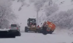 Tunceli’de kar nedeniyle Hozat-Ovacık kara yolu ulaşıma kapatıldı