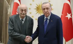 Erdoğan, Dürzi lider Velid Canbolat ile görüştü