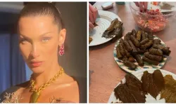 Bella Hadid yaprak sardı: Mutfaktaki hünerlerini sergiledi