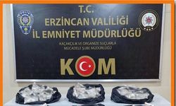 Erzincan'da 90 kilogram kaçak nargile tütünü ele geçirildi