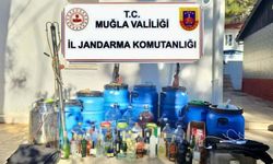 Marmaris'te 530 litre sahte içki ele geçirildi