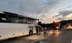 Muğla'da seyir halindeki otobüste çıkan yangın söndürüldü