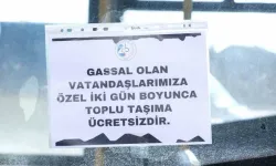 Sorgun’da ‘gassallara’ toplu taşıma 2 gün ücretsiz olacak