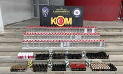 Adana'da kaçak 300 litre etil alkol ve 1000 aroma kiti ele geçirildi