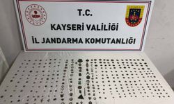 Kayseri'de tarihi eser niteliğinde 328 obje ele geçirildi