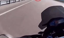 Polis memurunun hayatını kaybettiği motosiklet kazası kask kamerasında