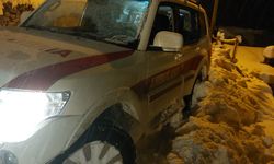 Rahatsızlanan diyabet hastası, arazi tipi ambulansla hastaneye ulaştırıldı