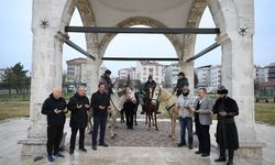 Hacı adayı 3 atlı, Hacılarezanı Namazgahı'ndan uğurlandı