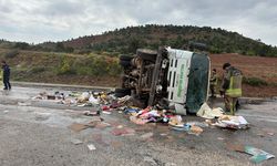 Ankara’da belediyeye ait çöp kamyonu devrildi: 1 ölü, 1 yaralı