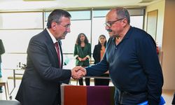 Cumhurbaşkanı Yardımcısı Yılmaz'dan TBMM Başkanvekili Önder için taziye ziyareti