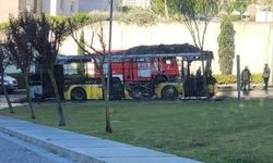 Bahçeşehir'de İETT otobüsünde yangın