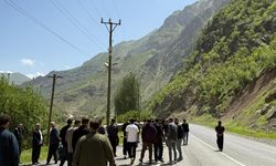 Hakkarili köylülerden madene karşı eylem