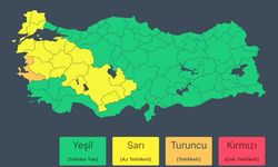 Meteoroloji Genel Müdürlüğü'nden 18 kente 'sarı', 1 kente 'turuncu' kodlu uyarı