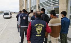 Kırşehir'de 18 düzensiz göçmen yakalandı