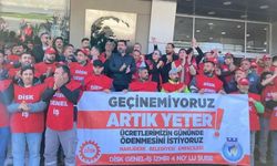 Narlıdere Belediyesi işçileri grevde