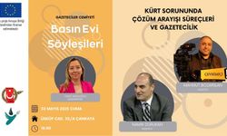 Kürt Sorununda Çözüm Arayışı ve Gazetecilik Söyleşisi 30 Mayıs’ta yapılacak