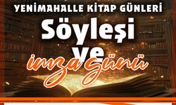 Yenimahalle Kitap Günleri’nde söyleşi ve imza günü etkinliği