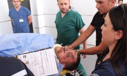 17 saat sonra bilinci kapalı bulunan Mustafa, motosiklet kazası geçirmiş