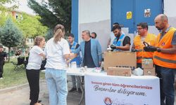 Sincan’da YKS öğrencilerine ikramlı moral desteği