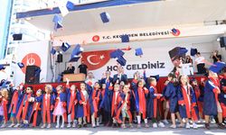 Keçiören’de miniklerden mezuniyet coşkusu