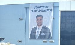 Hastane duvarına destek pankartı açıldı: Seninleyiz Ferdi Başkanım